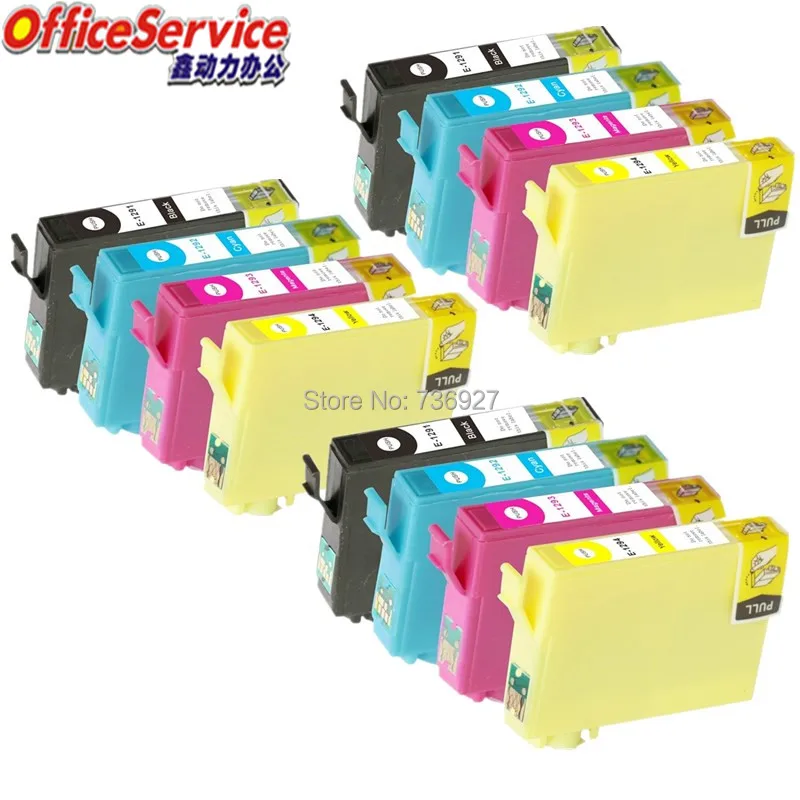 12X T1291 to T1294 Compatible ink Cartridge For Epson Stylus SX230