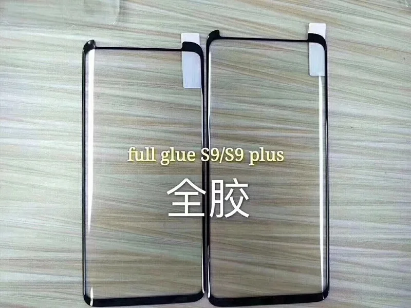 Закаленное 3d-стекло с полным покрытием клея для SAMSUNG S9 note 8 Защитная пленка экрана