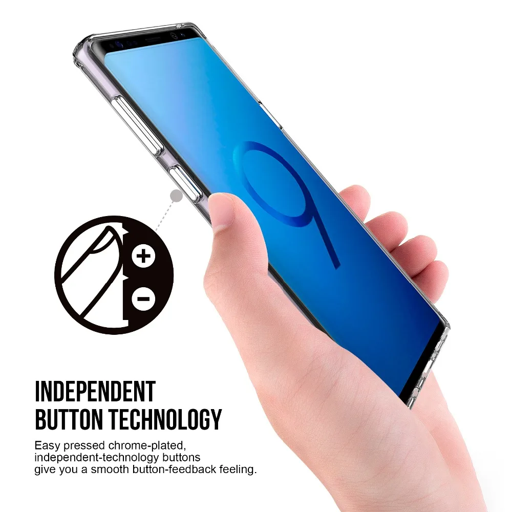 VIAERSON ударопрочный прозрачный ТПУ + PC чехол для Samsung Galaxy S10 S10Plus S10E S9 S8 телефона хит