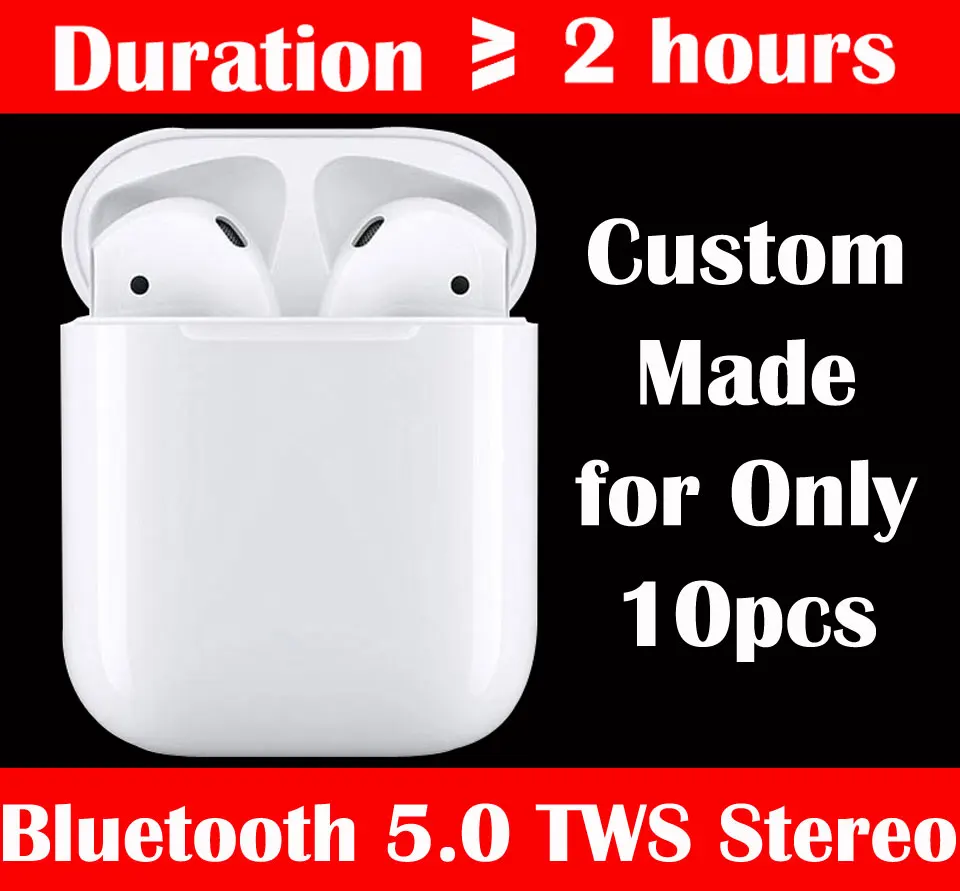 

1pcs Custom Made i9 i12 Mini Wireless Bluetooth 5.0 Stereo TWS Earphone Headset Earbuds, Real Time Battery Status, Shipping Free
