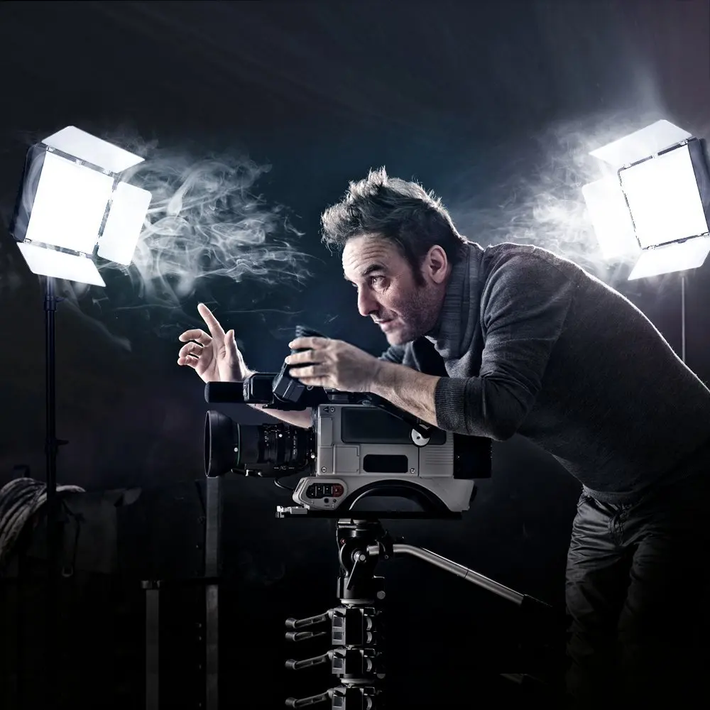 capsaver 2 in 1 Kit LED Video Light Studio Photo Panel Photographic Lighting with Tripod Bag Battery 600 5500K CRI 95|Фотографическое