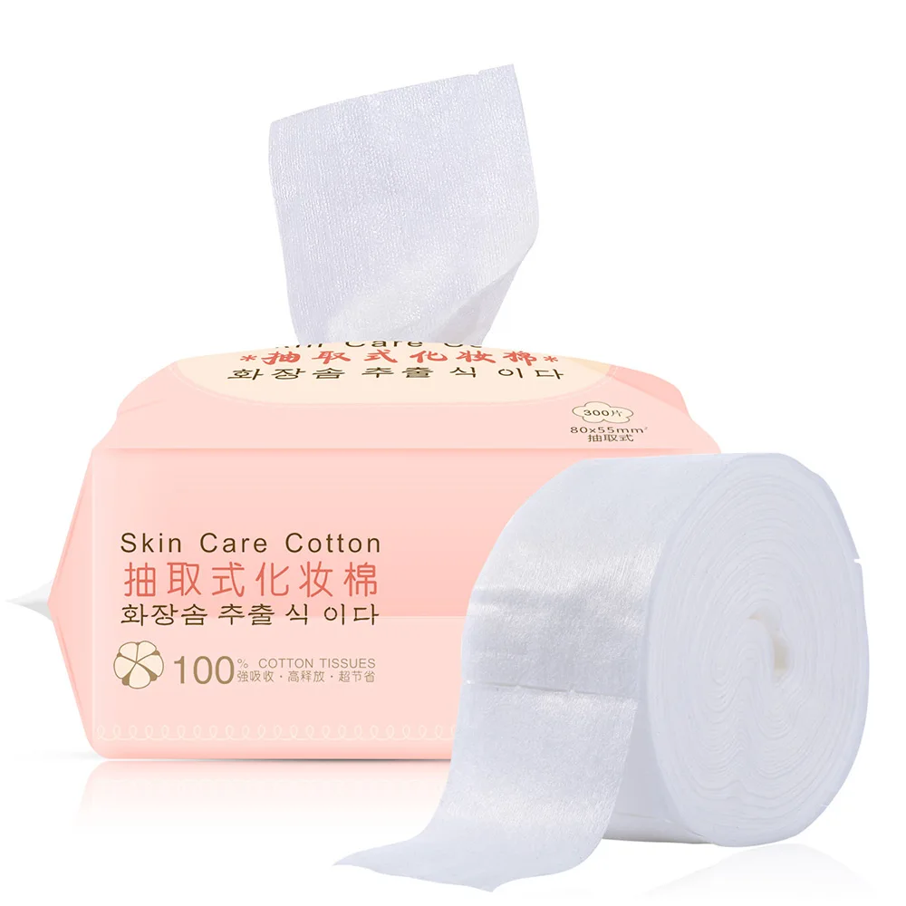 YOUSHA 300PCS Cosmetic Cotton Pads Makeup Remover Wipes Tecidos Nail Polish Remover Facial