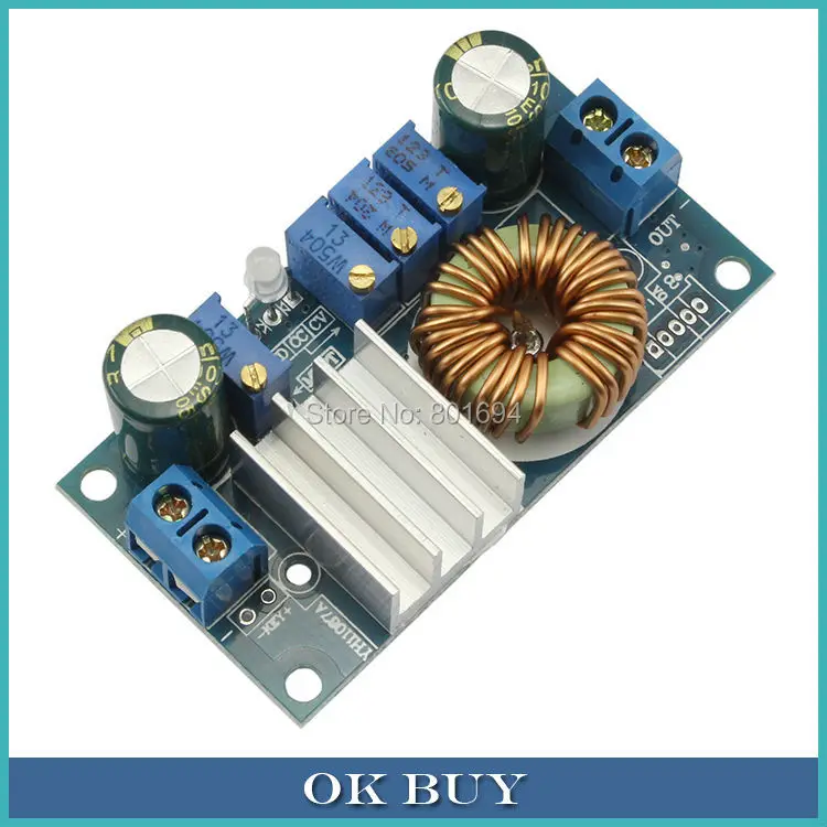 

DC/DC Buck Converter 5A CC CV 6-36V To 2V-32V MPPT Step-down Voltage Constant Current Solar Charging Panels Controller