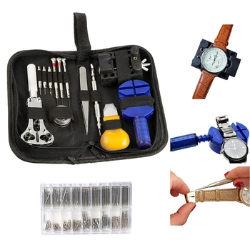 

Practical 380Pcs Professional Watch Repair Tool Kit Watchmaker Back Case Opener Household Remover Bars Repairing Tools Kit