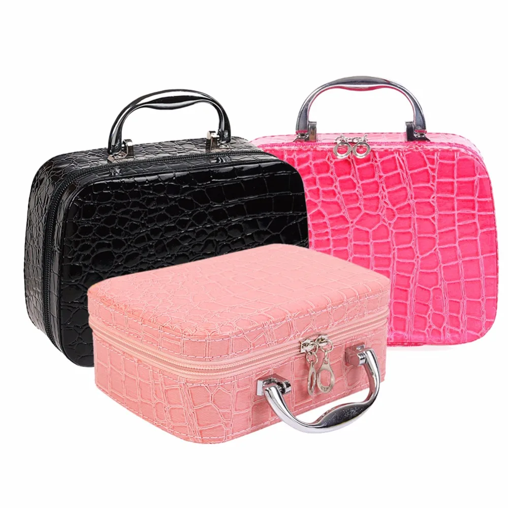 Aliexpress.com : Buy PU Leather Makeup Bag Travel Organizer Cosmetic