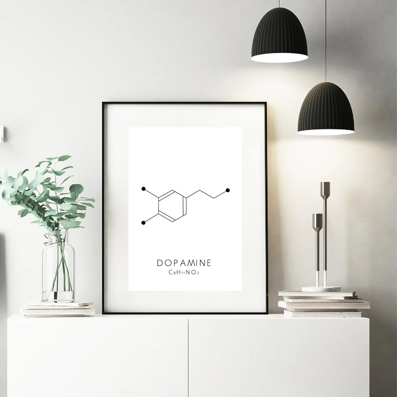 Molecular Structure Canvas Art Prints Home Decor