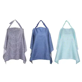 

Adjustable Breastfeeding Cover Cotton Shawl Breast Feeding Covers Flower Printed 95*57cm Nursing Covers Apron for Feeding Baby
