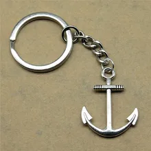 1 шт. брелок автомобильный якорь свадебные подарки для гостей Прямая поставка ePacket 31x25 мм Кулон античное серебро