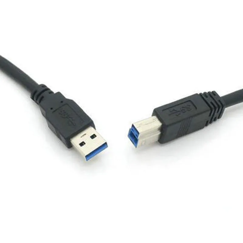 Супер Скоростной USB 3,0 кабель для принтера типа A Male to B Male AM to BM 5 Гбит/с кабели для печати Кабо для hp canon epson lexmark, Dell 1 м