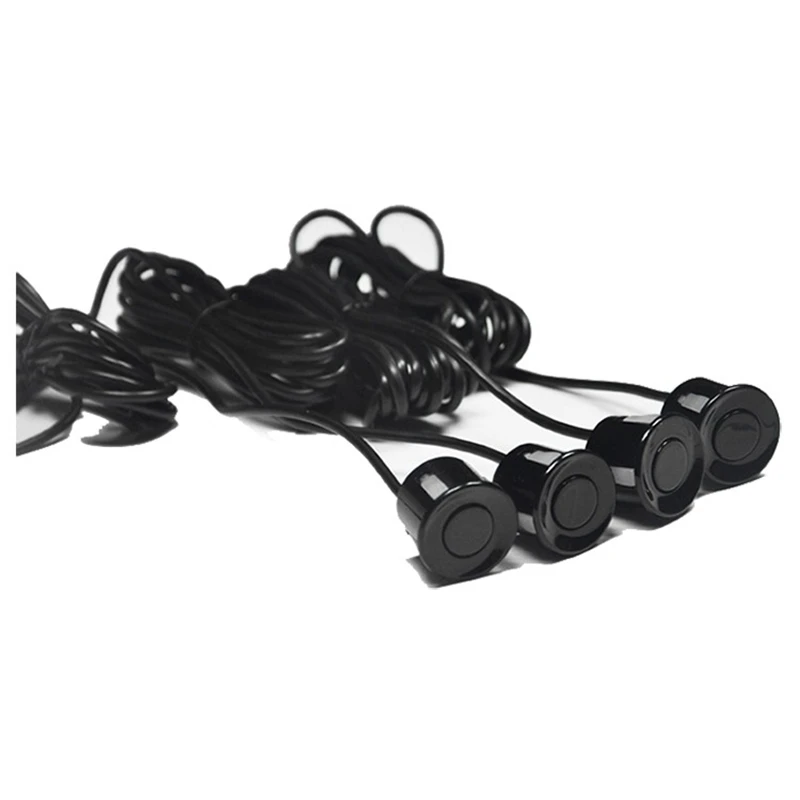 

4pcs/set Sensors Buzzer No Drill Hole Saw 22mm Car Parking Sensor Kit Reverse Radar Sound Alert Indicator System