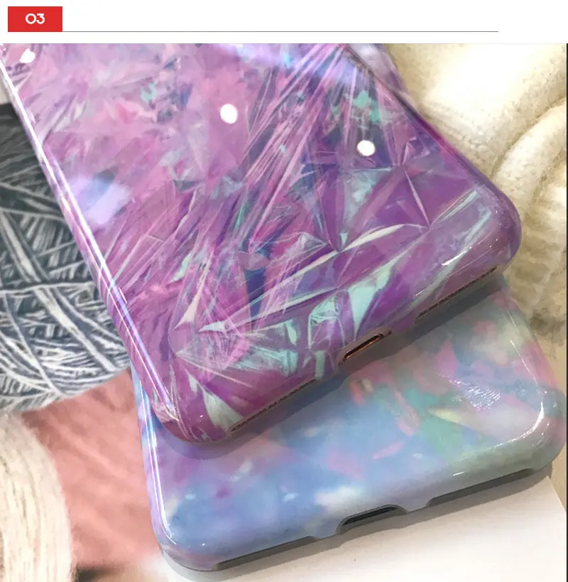 Purple Glossy Luxury TPU Phone Case For iPhone 6 7 8 Plus Case Cover For iPhone X XS 7Plus 8Plus 6s Plus 6s XR Max Cases Capinha (15)