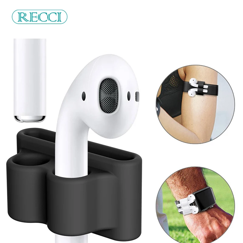 Silicone Anti-lost Fixing Case Universal Wireless Bluetooth Headset Outdoor Sport Portable Strap earphone accessories | Электроника