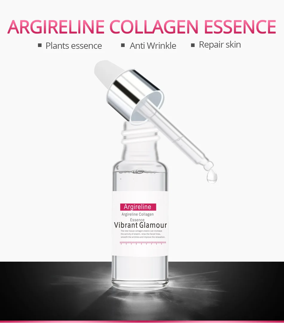 VG Argireline и коллагеновая сыворотка плотно пополняющая воду опреснение тонкая эссенция для лица