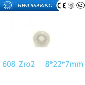 

Free Shipping 608 ZrO2 11 zro2 balls 8x22x7mm ZrO2 Full Ceramic Bearings Full Complement hand spinner 8*22*7 mm