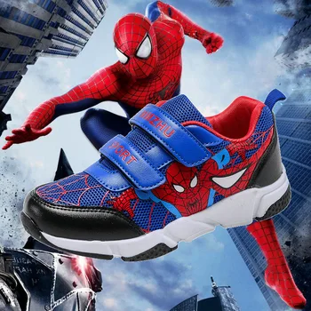 

Spring Autumn Child Children Spiderman Shoes Pu Leather Comfortable Boys Sport Shoes Children's School Shoes Children's Shoes