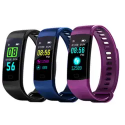 Y5 0,96 дюймов Дисплей Для мужчин Для женщин Smart Браслет Heart Rate Фитнес трекер Smartband спортивные часы дропшиппинг