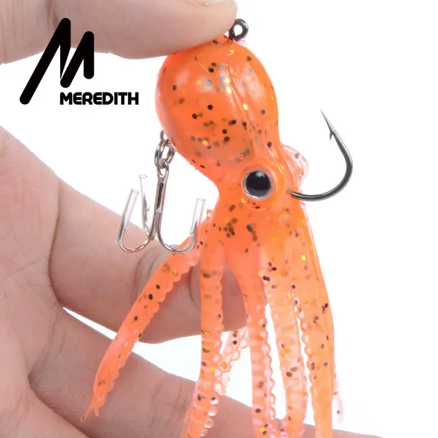 11cm/21g 4pcs Artificial Octopus Squid finshing Soft Bait Cuttlefish  Fishing Lure Saltwater Sinking Lure Rockfish Bass Soft Bait - AliExpress