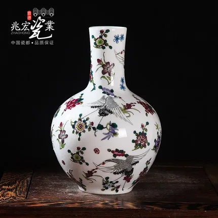 Siu Hong Jingdezhen керамика Искусство и ремесла комната мини ваза украшения Xianhe