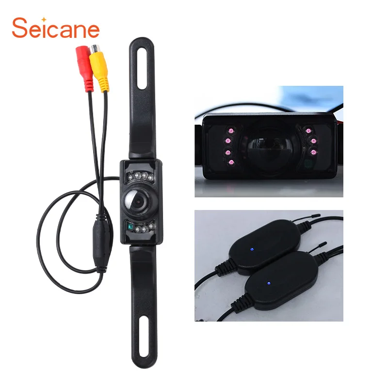 

Seicane Universal Wireless Car RearView Camera Best 2.4G Waterproof Waterproof Night Vision Reverse Camera Backup Parking