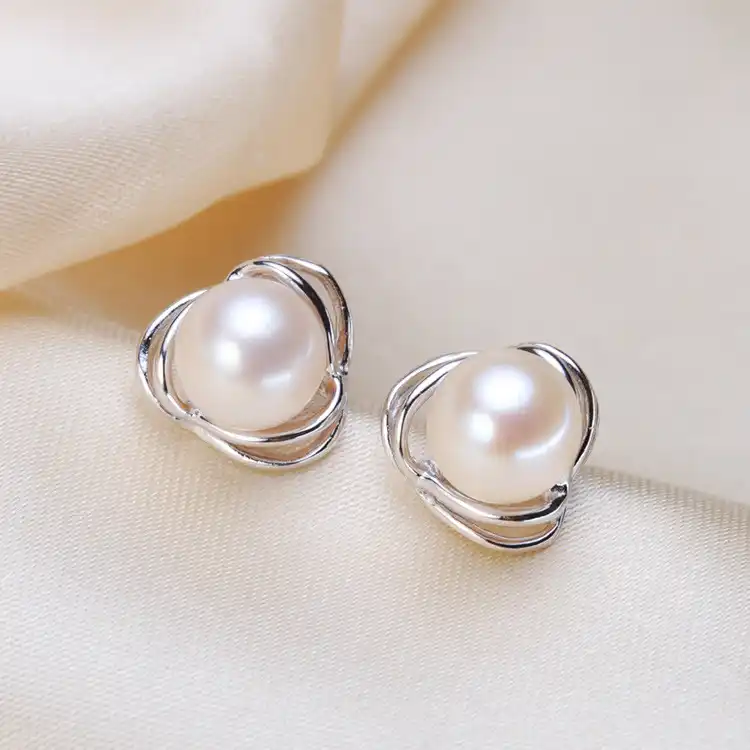 Pearl Earrings Mountings Beautiful Findings Pearl Earrings Mountings Beautiful