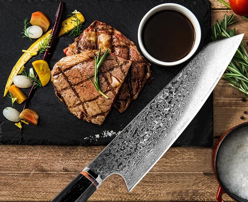 XITUO Unique Gift Chef Knife 67-layers Japanese VG10 Damascus Steel Kitchen Knives Chef Chopper Salmon Slicing Kitchen Knife New