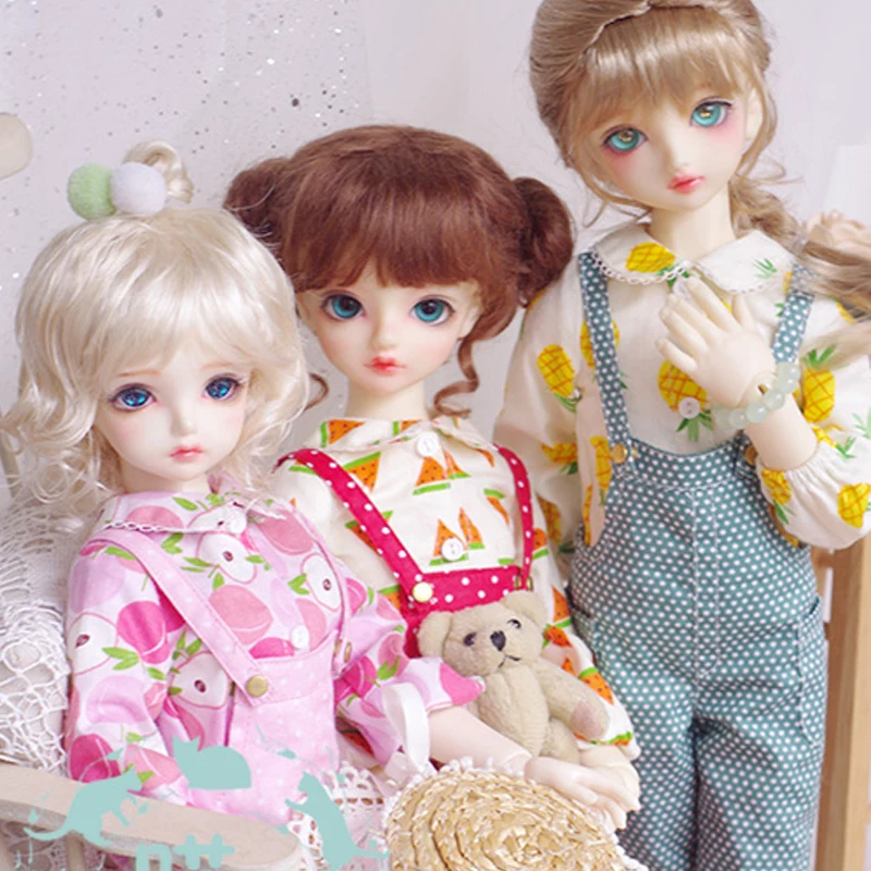 BJD куклы костюм 1 компл. рубашка + брюки BJD аксессуары 1/4 BJD куклы