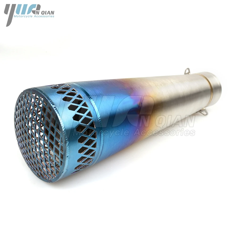Universal 36-51mm motorcycle Laser making exhaust  muffler exhaust pipe FOR kawasaki suzuki honda yamaha ducati Triumph KTM