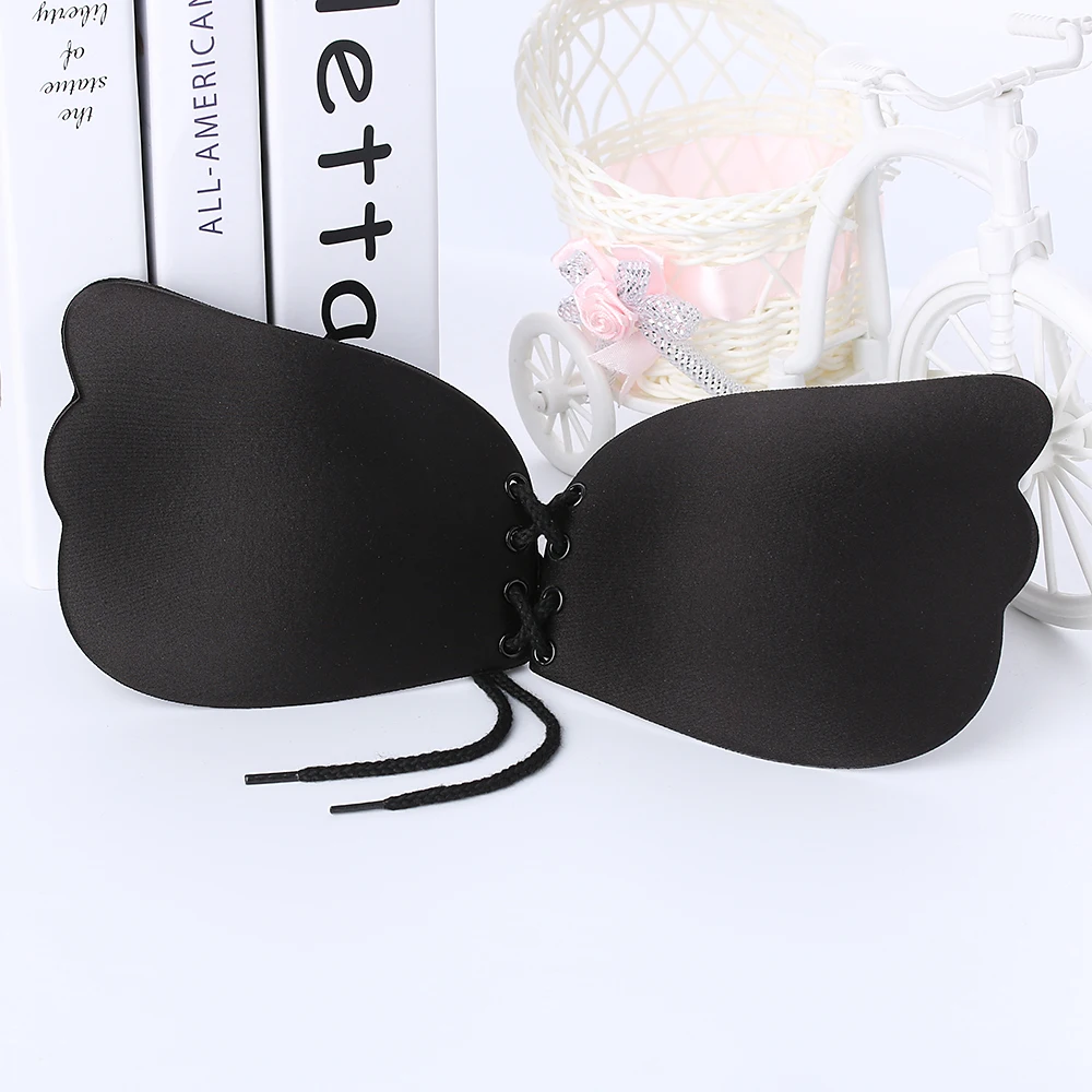 1 PC Silicone Push Up Strapless Backless Self Adhesive Gel Magic Stick