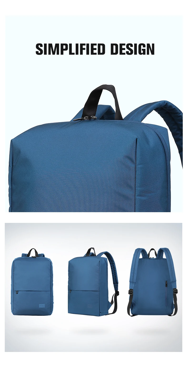 Mixi, элегантный дизайн, мужской рюкзак, женский, рукав для ноутбука, сумка для мальчиков и девочек, школьная сумка на плечо,, модный, черный, синий, 16 дюймов, M5662