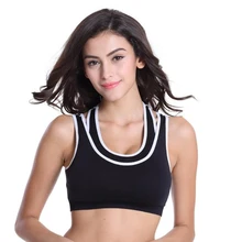 Hirigin пикантные Для женщин спортивный бюстгальтер Йога Фитнес Тренажерный Зал Стрейч тренировки майка Running Бесшовные Racerback Brassiere Спортивная