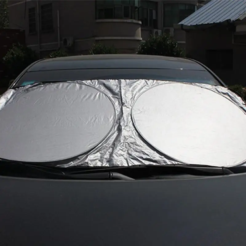 150*70cm Universal Car Windshield Sun Protection Cover Folding Auto Front Window Sunshade Visor