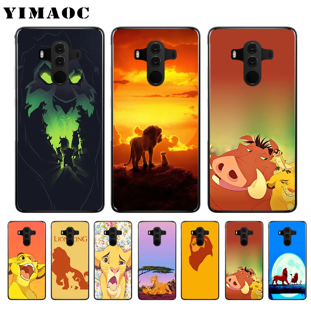 

YIMAOC lion king Soft Case for Huawei Y5 Y6 Y7 Prime Y9 Mate 10 20 Lite Pro Nova 2i 3 3i 4 Lite