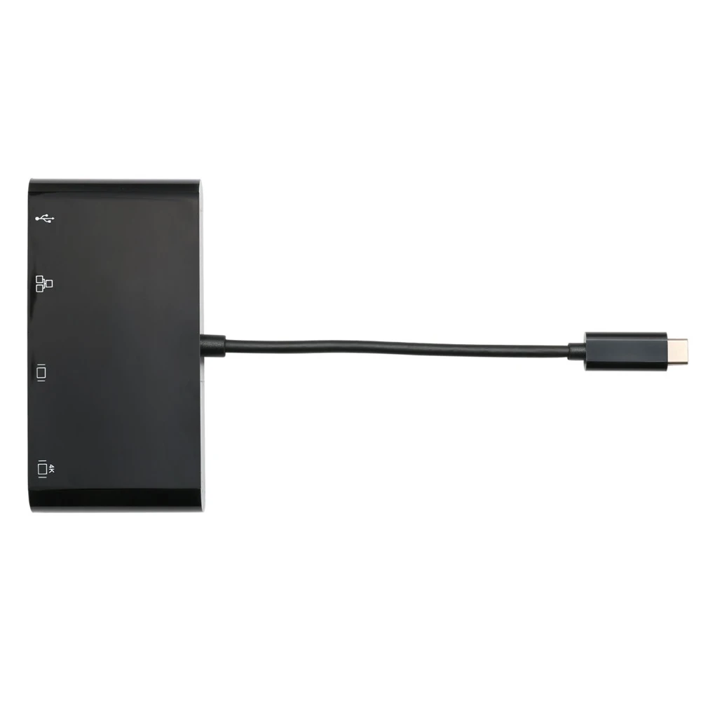 USB-C Узловая док-станция Thunderbolt 3 к HDMI 4 K VGA USB3.0 концентратор Gigabit Ethnernet RJ45 1000 Мбит/с конвертер кабель адаптер для Macbook