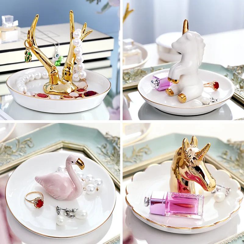 Decorative Gold Leaf Ceramic Plate Dish Porcelain Candy Trinket Dish Jewelry Fruit Serving Tray Storage Plate Crockery Tableware Decorative Gold Leaf Ceramic Plate Dish Porcelain Candy Trinket Dish Jewelry Fruit Serving Tray Storage Plate Crockery Tableware