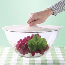 Очень большая и большая силиконовая Крышка для кухни, многоразовые крышки для хранения продуктов, всасывающие силиконовые крышки, уплотнение для кастрюль и сковородок