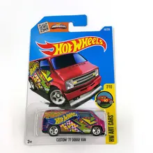 hot Wheels 1: 64 Автомобиль на заказ 77 DODGE VAN коллектор издание металлические Литые автомобили коллекция детские игрушки автомобиль для подарка