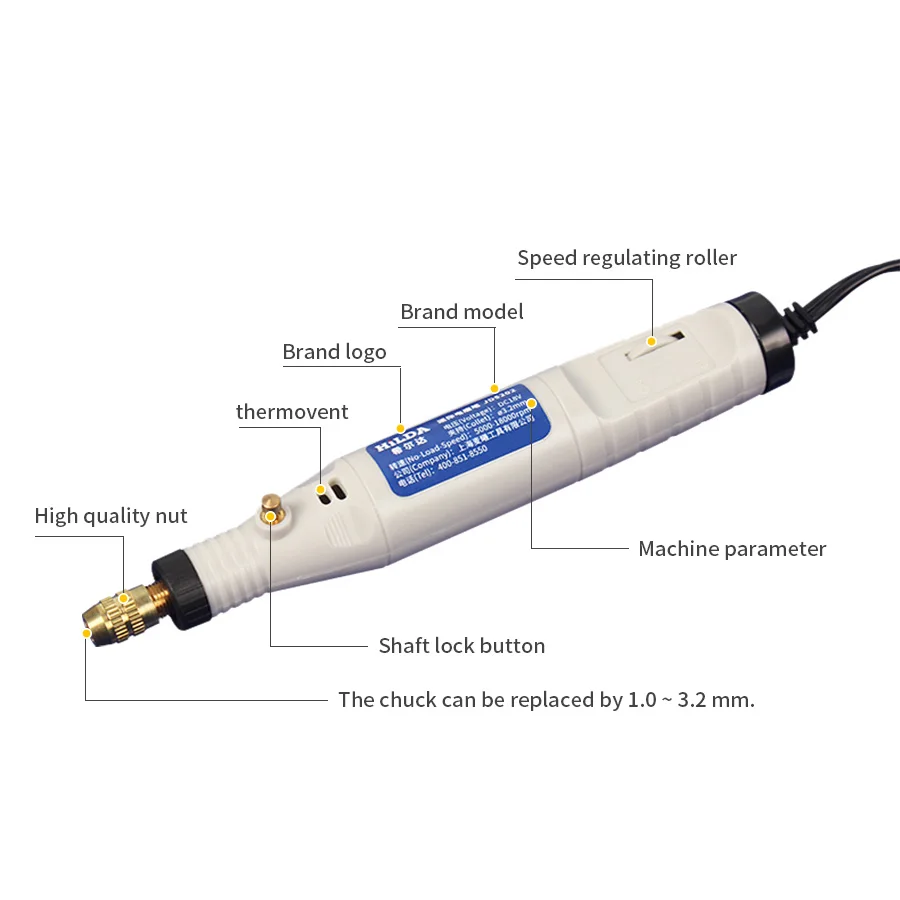 Mini Drill Rotary tool 18V Engraving Pen With