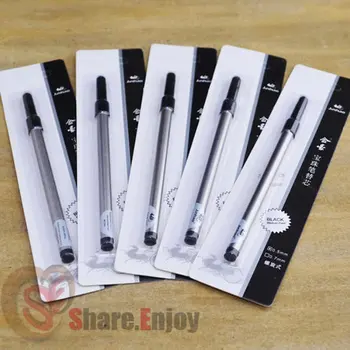

LOTS OF 5 PCS JINHAO REFILLS FOR ROLLER BALL PEN 0.5MM POINT BLACK INK