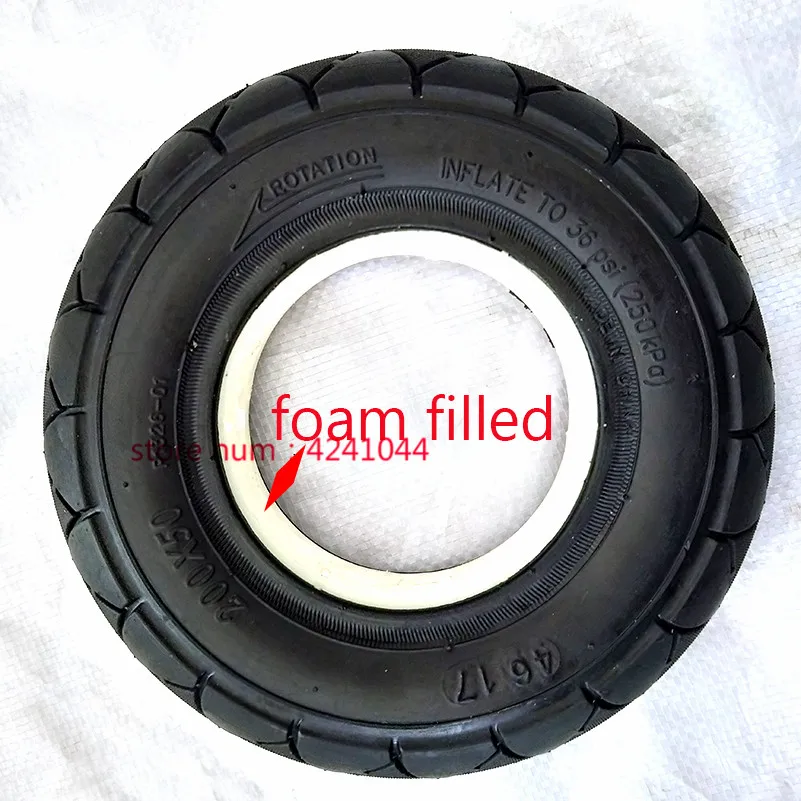 200 x 50 (8x2) solid/foam filled tire 200x50 for Razor E100 E125 E200 Scooter Free shipping 200 x 50 (8x2) solid/foam filled tire 200x50 for Razor E100 E125 E200 Scooter Free shipping
