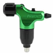 Топ Профессиональный Зеленый Halo 2 роторная тату машина швейцарский мотор бесплатно RCA шнур оптом