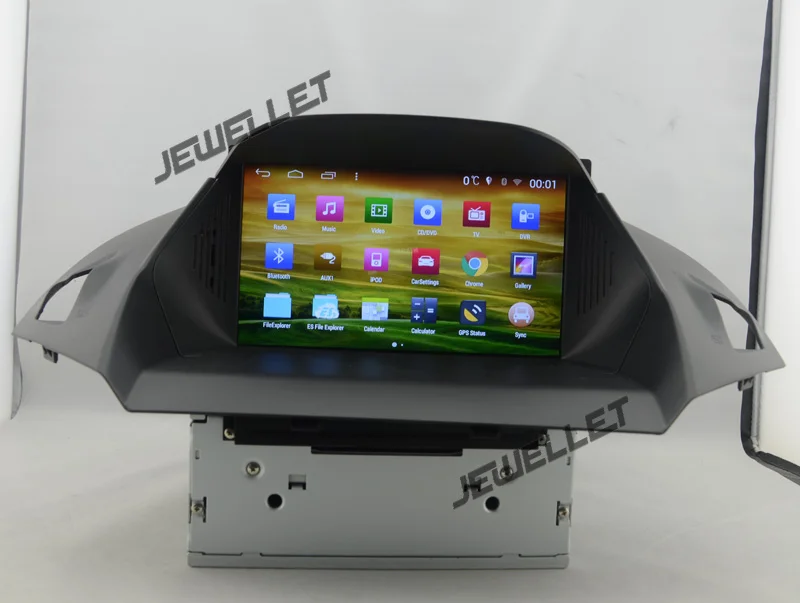 4 ядра 1024*600 HD экран Android 9,0 автомобильный DVD gps Радио Навигация для Ford kuga Escape C-max с 4G/Wifi, DVR OBD 1080P