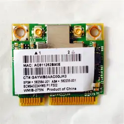 SSEA новый сетевой карты для Broadcom BCM943224HMS bcm4322 Половина Mini PCI-E беспроводной карта SPS 582564-001 518434-001 испытания хорошо