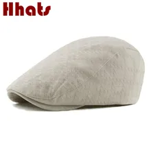 Который в душе сплошной летний берет шляпа для женщин или мужчин хлопок винтажный козырек мужская повседневная плоская кепка Женская кепка newsboy