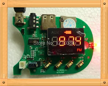 

Free Shipping!!! xpt6871 amplifier board / mp3 decoder board (with sound) / usb sound card with amplifier / fm radio module