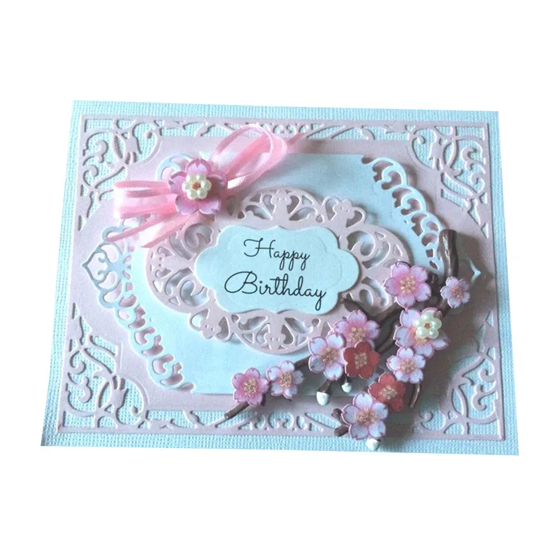 

Eastshape Lace Metal Cutting Dies Scrapbooking Frame Cuts For Card Making Craft Background Cover New 2019 Arrival Dies