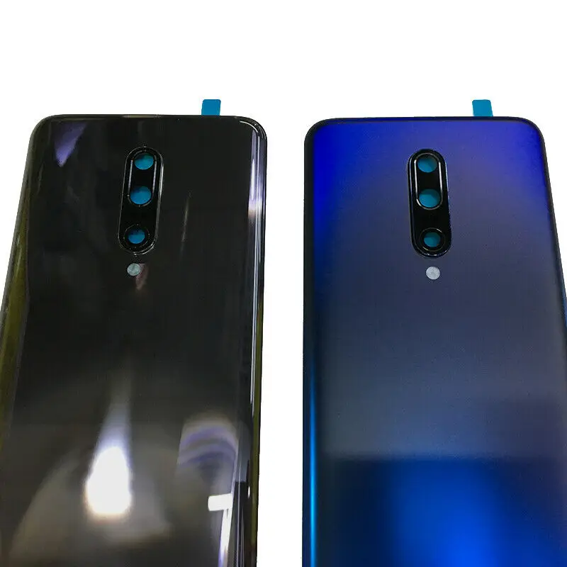 6,6" Корпус Задняя стеклянная батарея задняя крышка клей для Oneplus 7 Pro