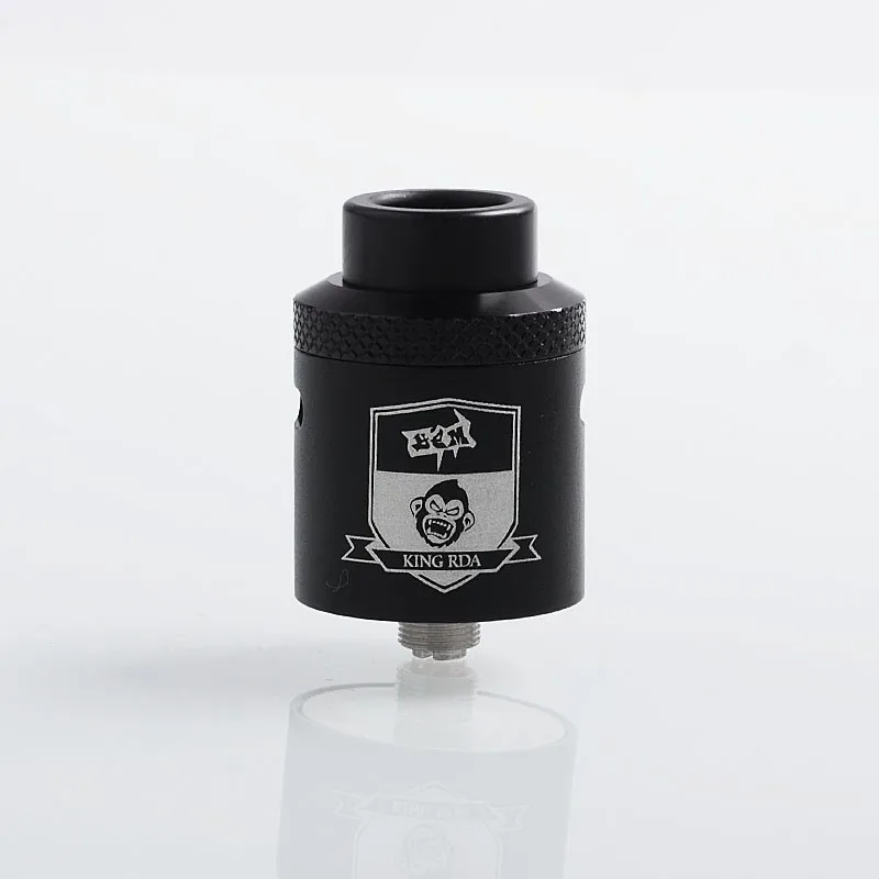

Original Coil Father King RDA 24mm Rebuildable Dripping Vape Atomizer with Bottom Feeder Pin for Mechanical / VW Vape Box Mod
