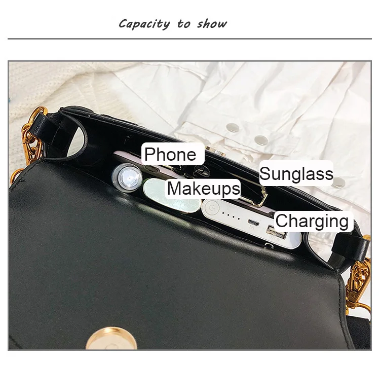 Women's Pearl Bee Leather Handbags Crossbody Bags for Women 2018 Italian Style Luxury Chain Clutch Designer Female Shoulder Bag (9)