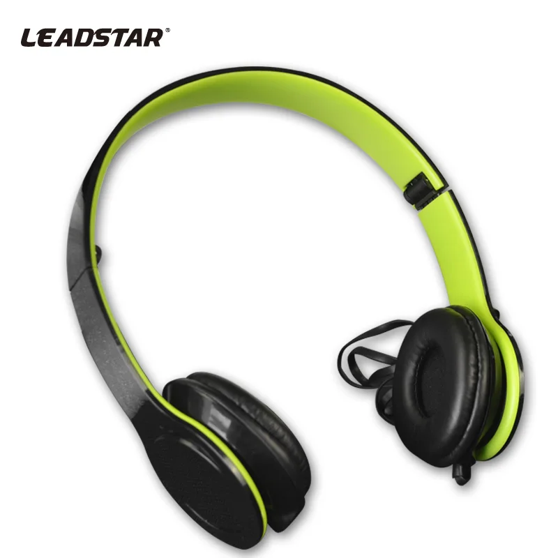 

Leadstar Soft Wired Headphones Headset Stereo Foldable Handsfree Earphone For MP3 player,PC Tablet,Laptop,speaker