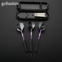 Gohantee 3 шт./кор. Профессиональный 22g стальной точечный Дартс Высококачественный Стальной Наконечник иглы Дартс с красивым полетом для электронный дартс